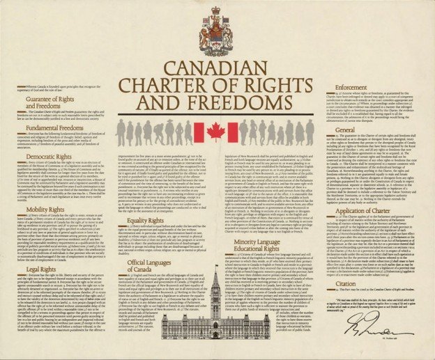 Section 7 Of The Canadian Chapter Of Rights And Freedoms P